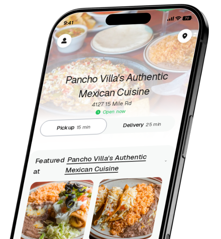 Pancho Villa's Authentic Mexican Cuisine app preview