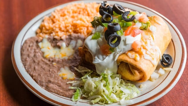Chimichangas.