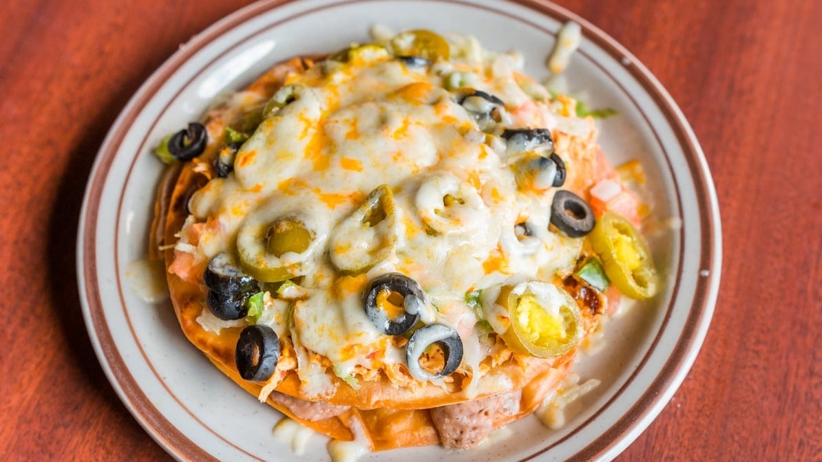 Small Mexican Pizza.