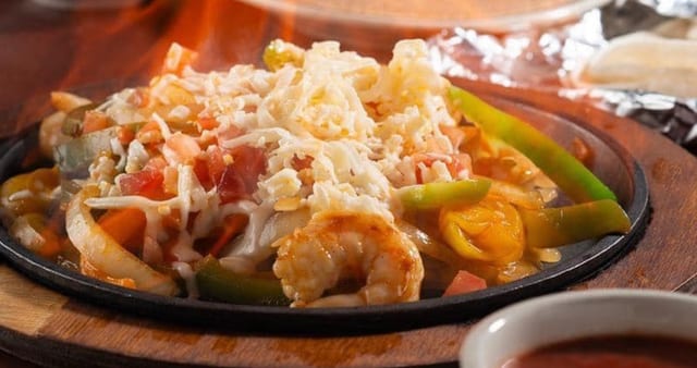 Shrimp Fajitas.